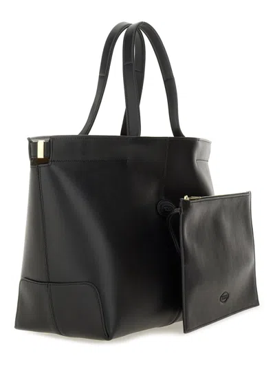 Tod's Tote Bag Di Bag Folio Medium Small In Black
