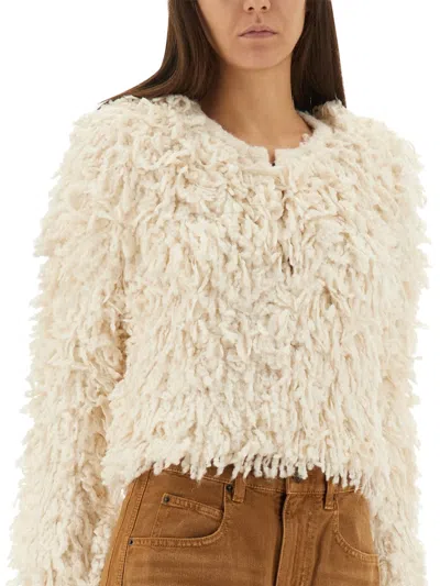 Isabel Marant Women Fedra Wool Blend Jacket In Neutral