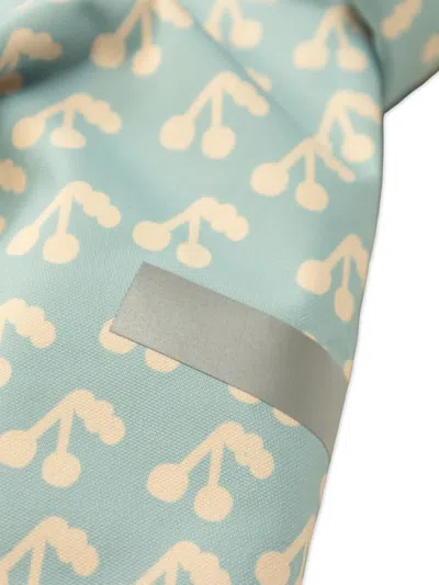 樱桃印花连帽夹克