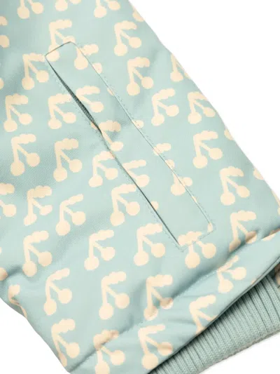 樱桃印花连帽夹克