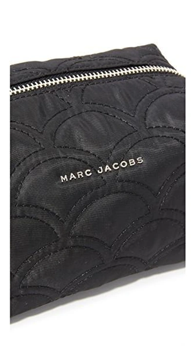 Shop Marc Jacobs Easy Quilted Large Cosmetic Case In Black