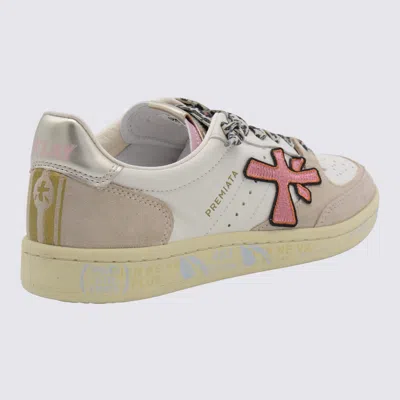 Premiata Contemporary Low Top Sneakers With Unique Features In Multi