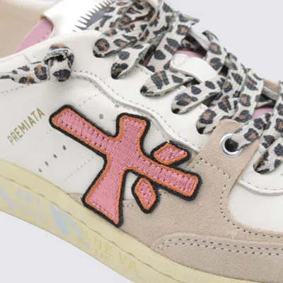 Premiata Contemporary Low Top Sneakers With Unique Features In Multi