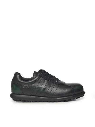 Camper Pelotas Ariel Sneakers In Black Leather In Black