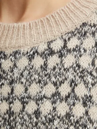 Hugo Boss Fernade Patterned Sweater In Animal Print