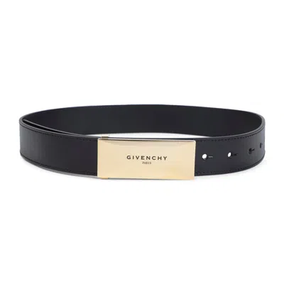 Givenchy Adjustable Belt Gold-tone Buckle In Black