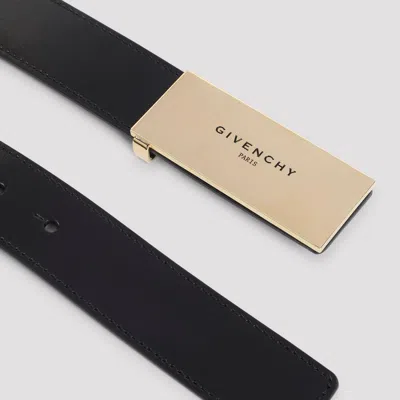 Givenchy Adjustable Belt Gold-tone Buckle In Black