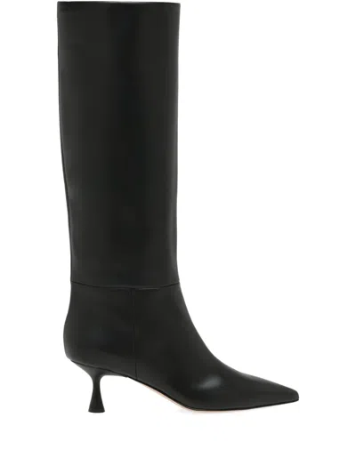 Gianvito Rossi 55mm Joyce Pointed-toe Boots In Black
