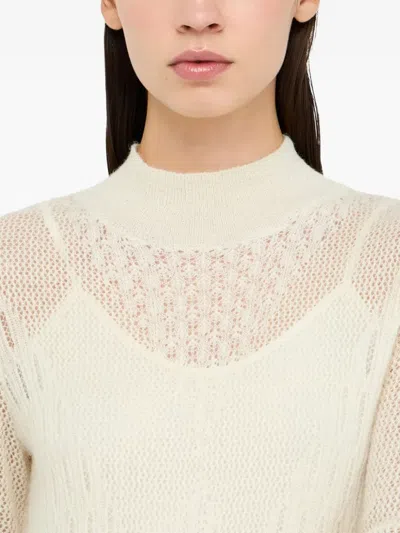 Liu •jo Lace Stitc Dress In Green