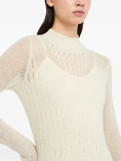 Liu •jo Lace Stitc Dress In Green