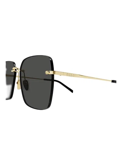Gucci Gg1955sa Square-frame Sunglasses In Gray