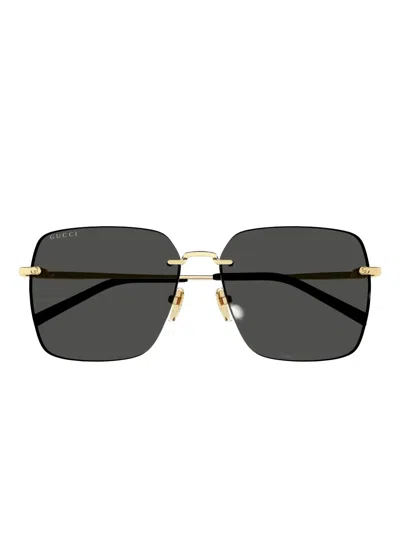 Gucci Gg1955sa Square-frame Sunglasses In Gray