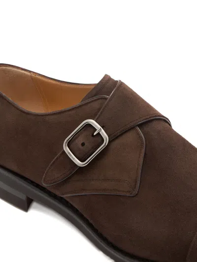 Bally Scribe Un Buckle-strap Monk Shoes In Brown