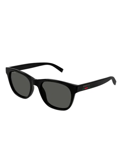 Gucci Rectangle-frame Sunglasses In Black