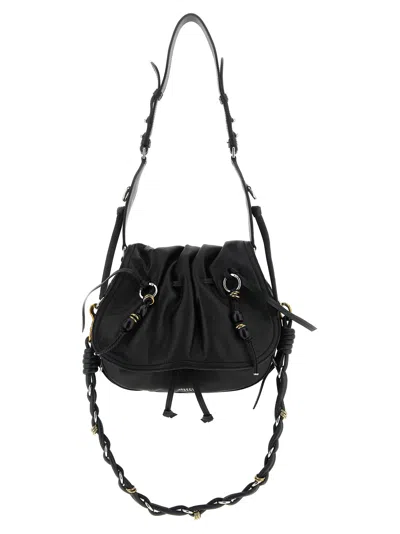 Isabel Marant Women Black Leather Bolton Shoulder Bag In Black
