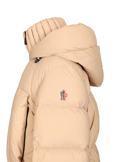 Moncler Bonnieure Ski Jacket Jackets Beige In Orange