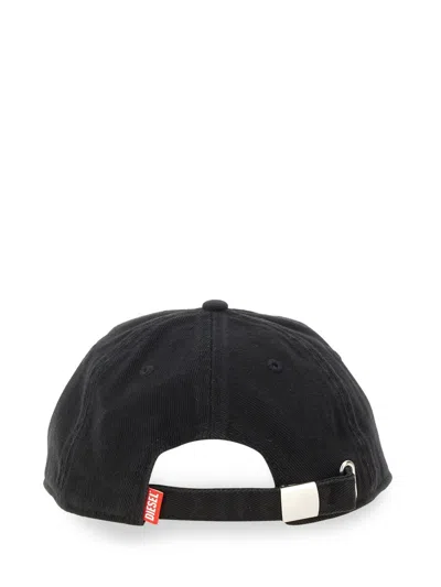 Diesel Cappello Da Baseball C-plak In Black