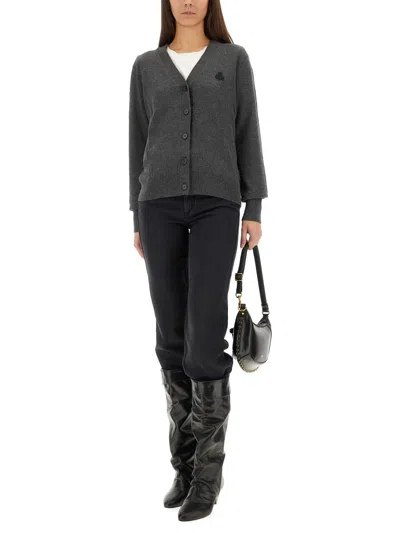 Isabel Marant Étoile Isabel Marant Etoile Karina Cotton Blend Cardigan In Gray