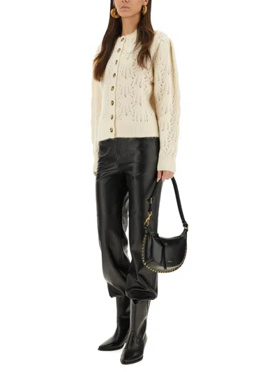 Isabel Marant Étoile Isabel Marant Etoile Lace-knit Cardigan With Button Details In Neutral