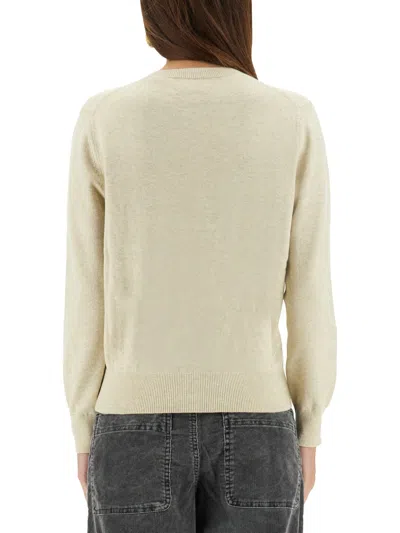 Isabel Marant Étoile Isabel Marant Etoile Melange Cream Cotton Blend Mona Cardigan In Neutral