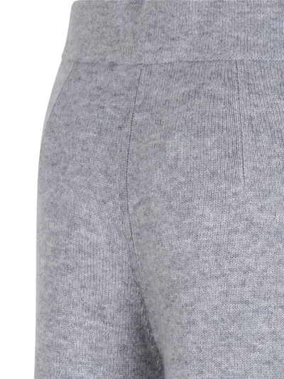 Max Mara Cashmere Wool Trousers In Animal Print