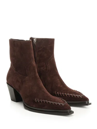 Jimmy Choo Cece Boots Brown In Brown