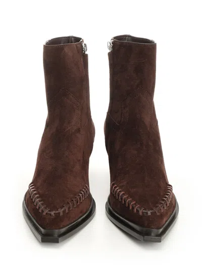 Jimmy Choo Cece Boots Brown In Brown