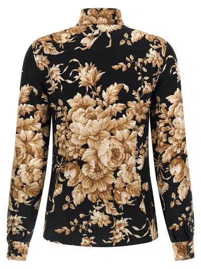 Dolce & Gabbana Charmeuse Shirt Shirt And Blouse Multicolor In Multi