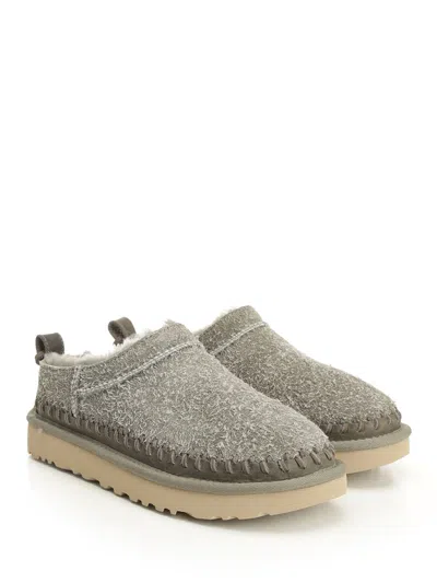 Ugg Classic Micro Biarritz Boots Green In Gray
