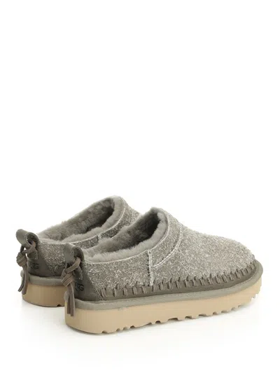 Ugg Classic Micro Biarritz Boots Green In Gray