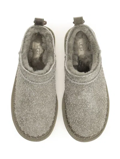 Ugg Classic Micro Biarritz Boots Green In Gray