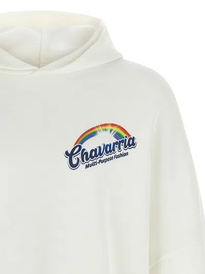Willy Chavarria 'clean & Fresh Willy Hooligan' Hoodie In White