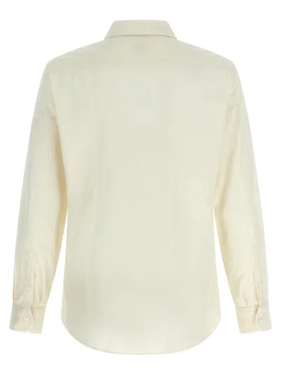 Brunello Cucinelli Long Sleeve Button-down Collar Shirt In White