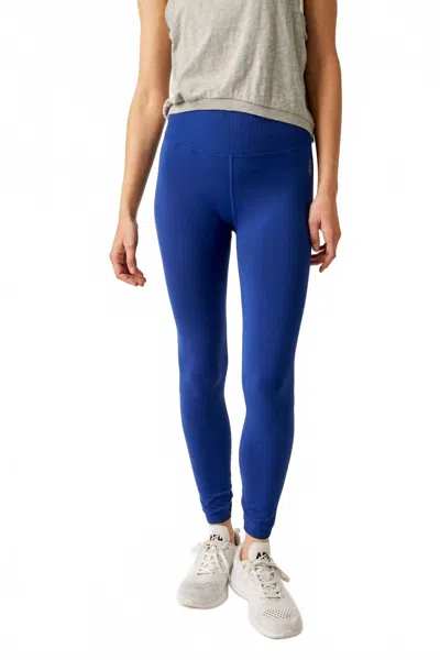 Free People Good Karma Leggings In Indigo In Blue