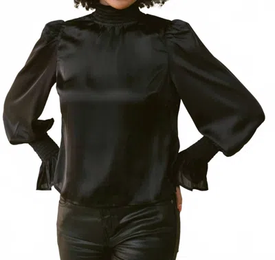 Laroque Heather Top In Black In Black