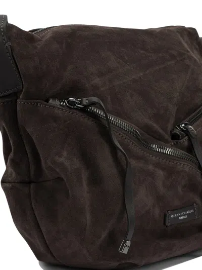 Gianni Chiarini Versatile Crossbody Bags Featuring Adjustable Strap In Brown