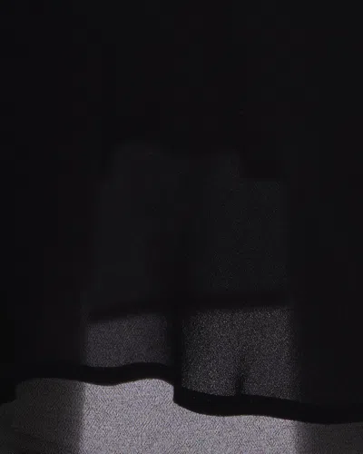 Marella Gonna Midi In Georgette Nera In Black