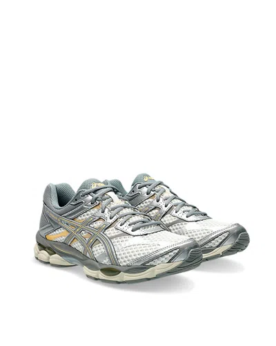 Asics Lightweight Running Sneakers Featuring Mesh Panels In Gray