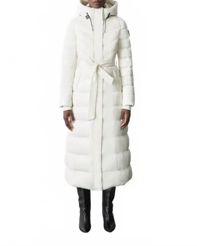 Mackage Calina Quilted Shell-down Coat In Cream In White