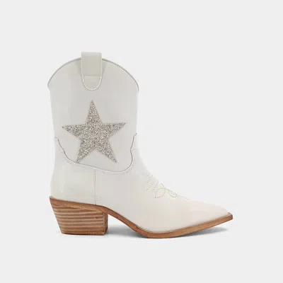 Shu Shop Women's Zurich Cowboy Boots In Pearl In White