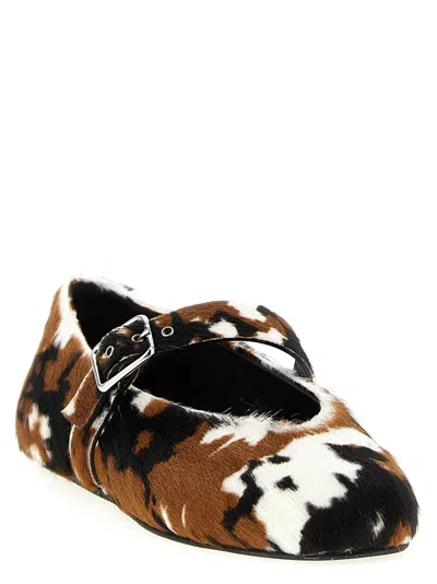 Le Silla Danielle Ballet Flats In Multi