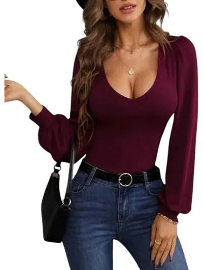 Wholesalesir Liv Top In Red In Red