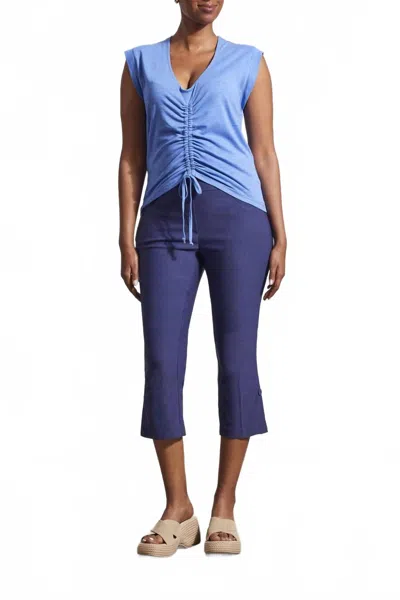 Tribal Women's Flatten It Pull On Pant In Blue In Blue