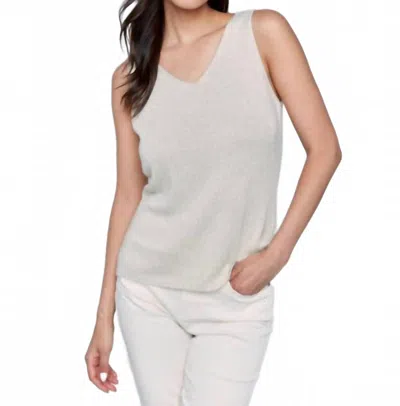 Charlie B Metallic Lurex Knit Cami In Gold In Gold