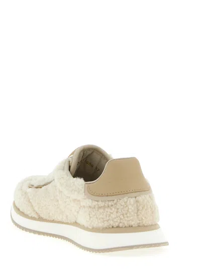 Dolce & Gabbana Dg Cushion Sneakers Beige In Neutral