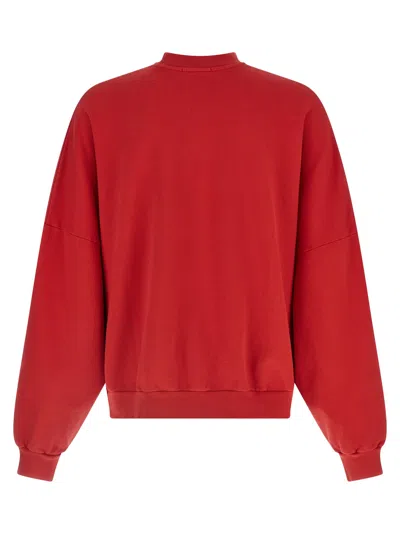 Willy Chavarria Diablo Hooligan Sweatshirt In Red