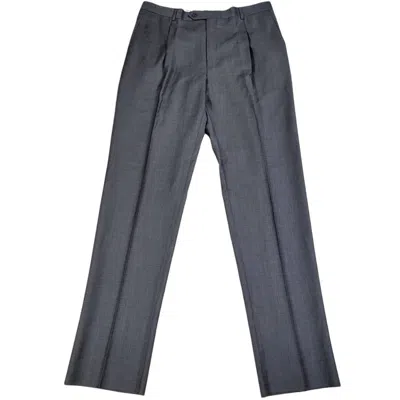 Hart Schaffner & Marx Men's Worsted Wool Pants In Grey In Gray