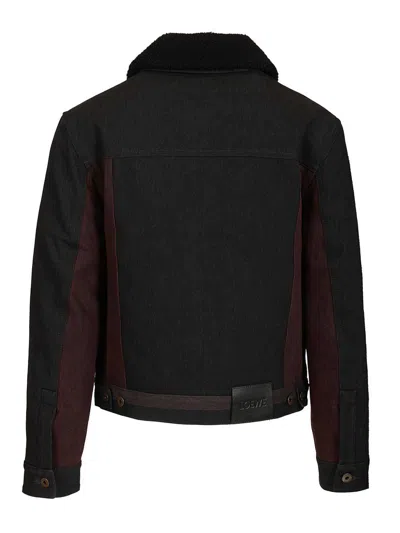 Loewe Dnim Jacket Jackets Black In Black