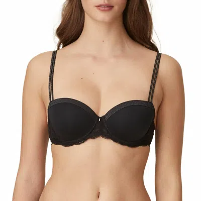 Van De Velde Margot Padded Balcony Bra In Black In Black