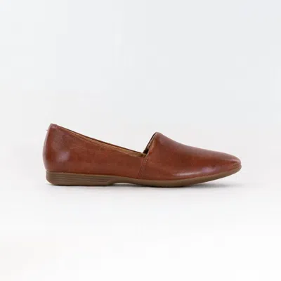 Dansko Larisa Milled Womens Leather Flat Shoes In Brown